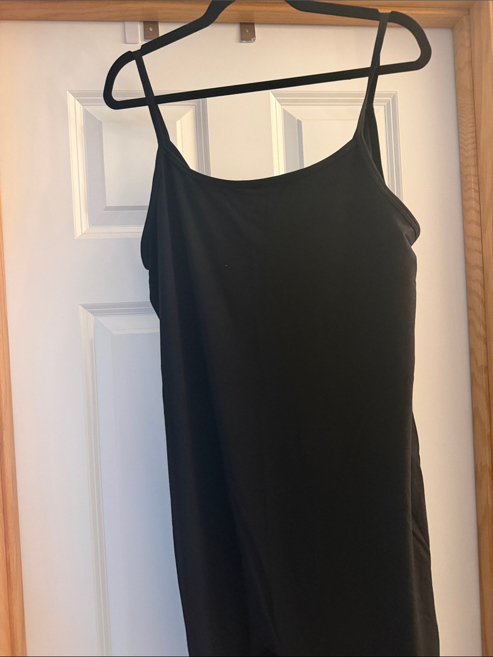 NWOT GAP Black Maternity Tank Jumpsuit - Picture 5 of 6